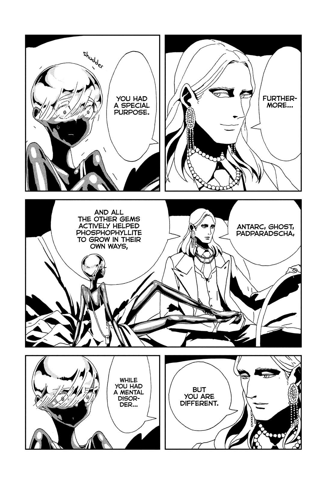 Houseki no Kuni Chapter 88 page 14 - Chapter 88: Nature, Experimentation, and the World to Come