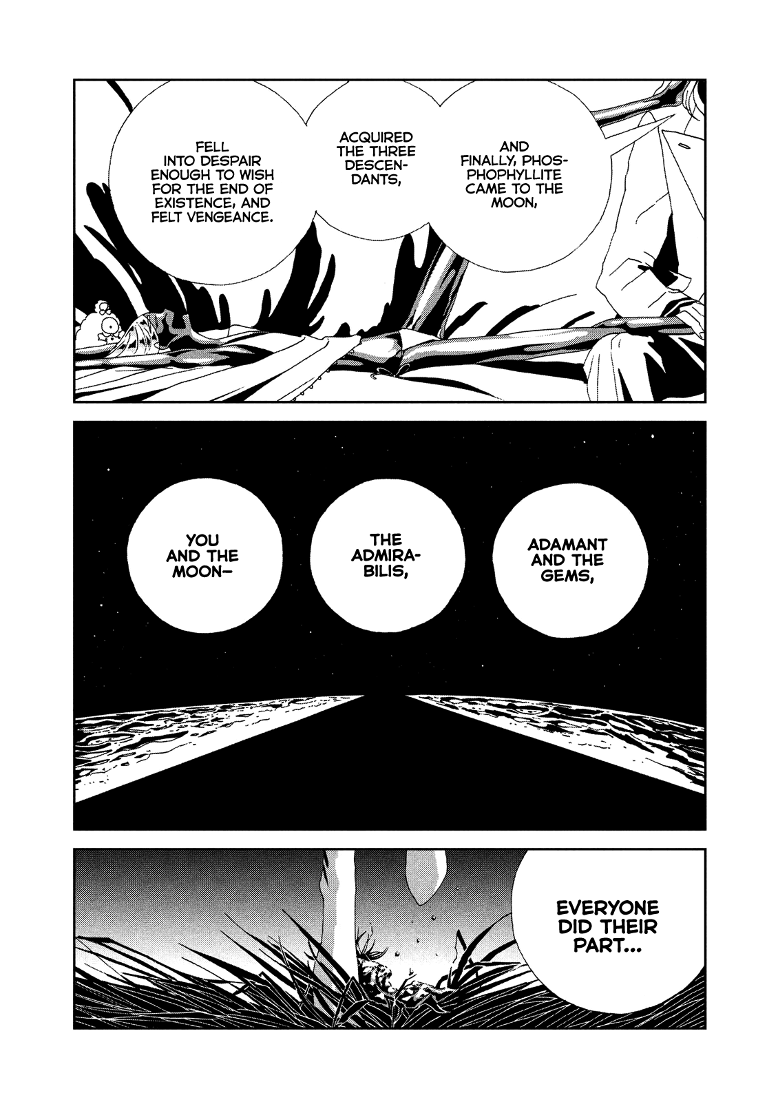 Houseki no Kuni Chapter 88 page 17 - Chapter 88: Nature, Experimentation, and the World to Come