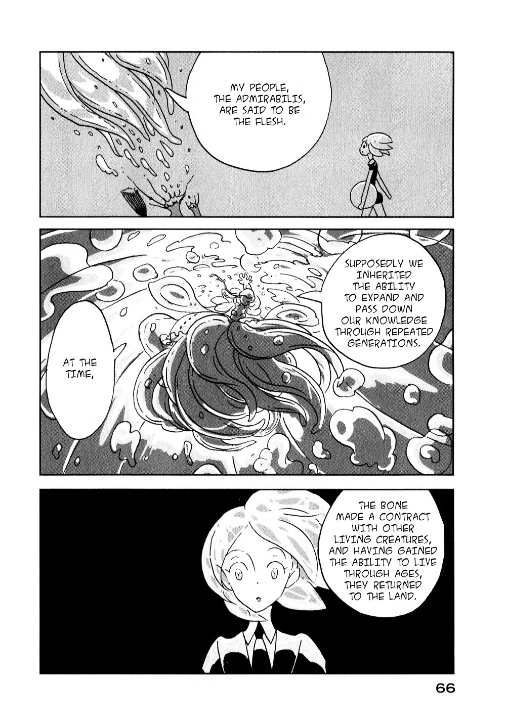 Houseki no Kuni Chapter 9 page 10 - Chapter 9 : Soul, flesh, bone (original version of translation)