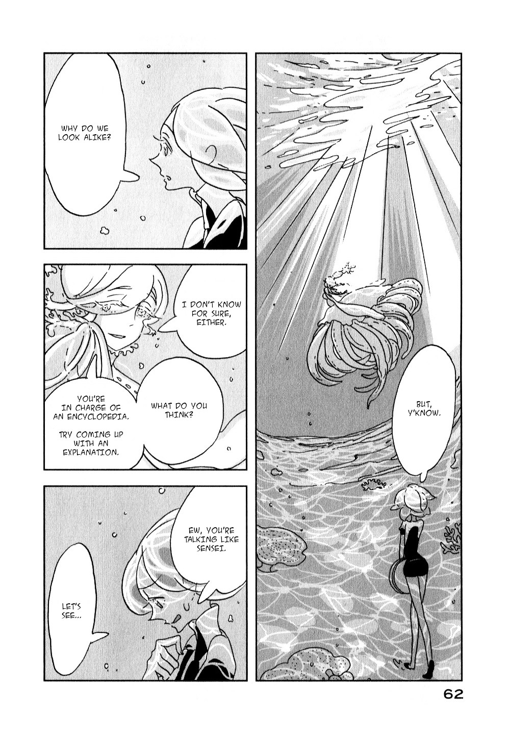 Houseki no Kuni Chapter 9 page 6 - Chapter 9 : Soul, flesh, bone (original version of translation)