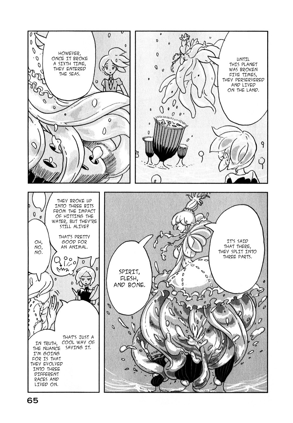 Houseki no Kuni Chapter 9 page 9 - Chapter 9 : Soul, flesh, bone (original version of translation)