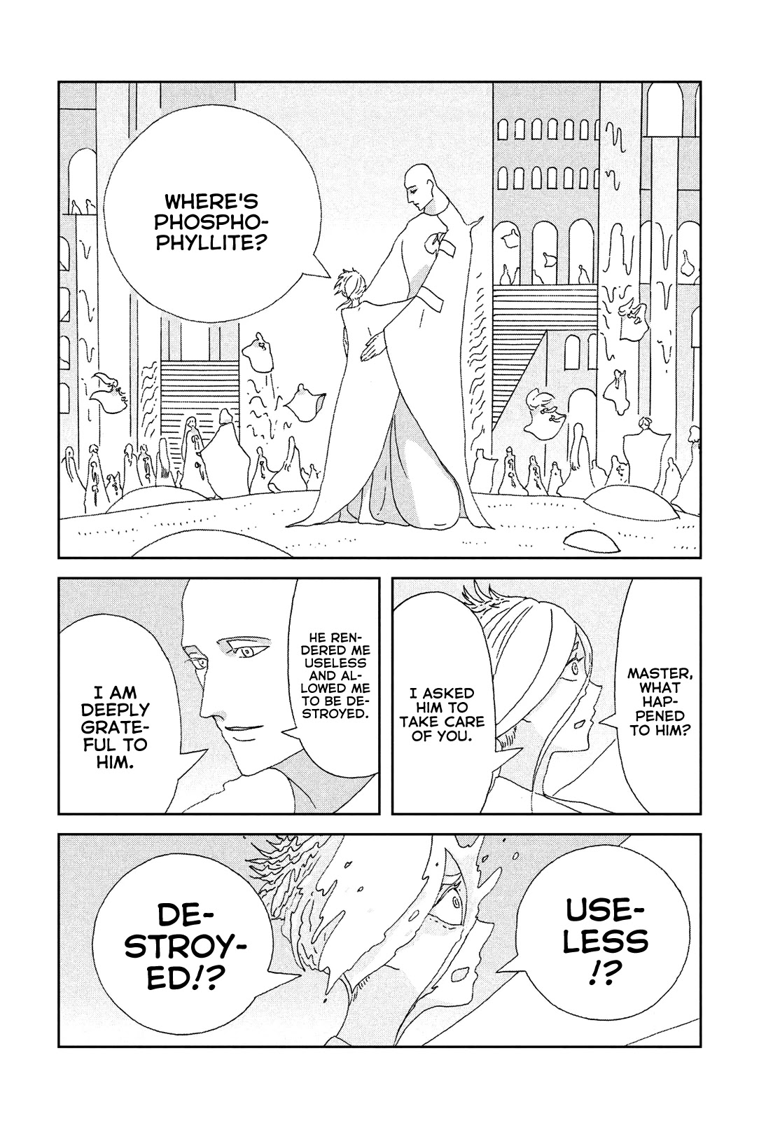Houseki no Kuni Chapter 95 page 17 - Chapter 95: End of the Fight