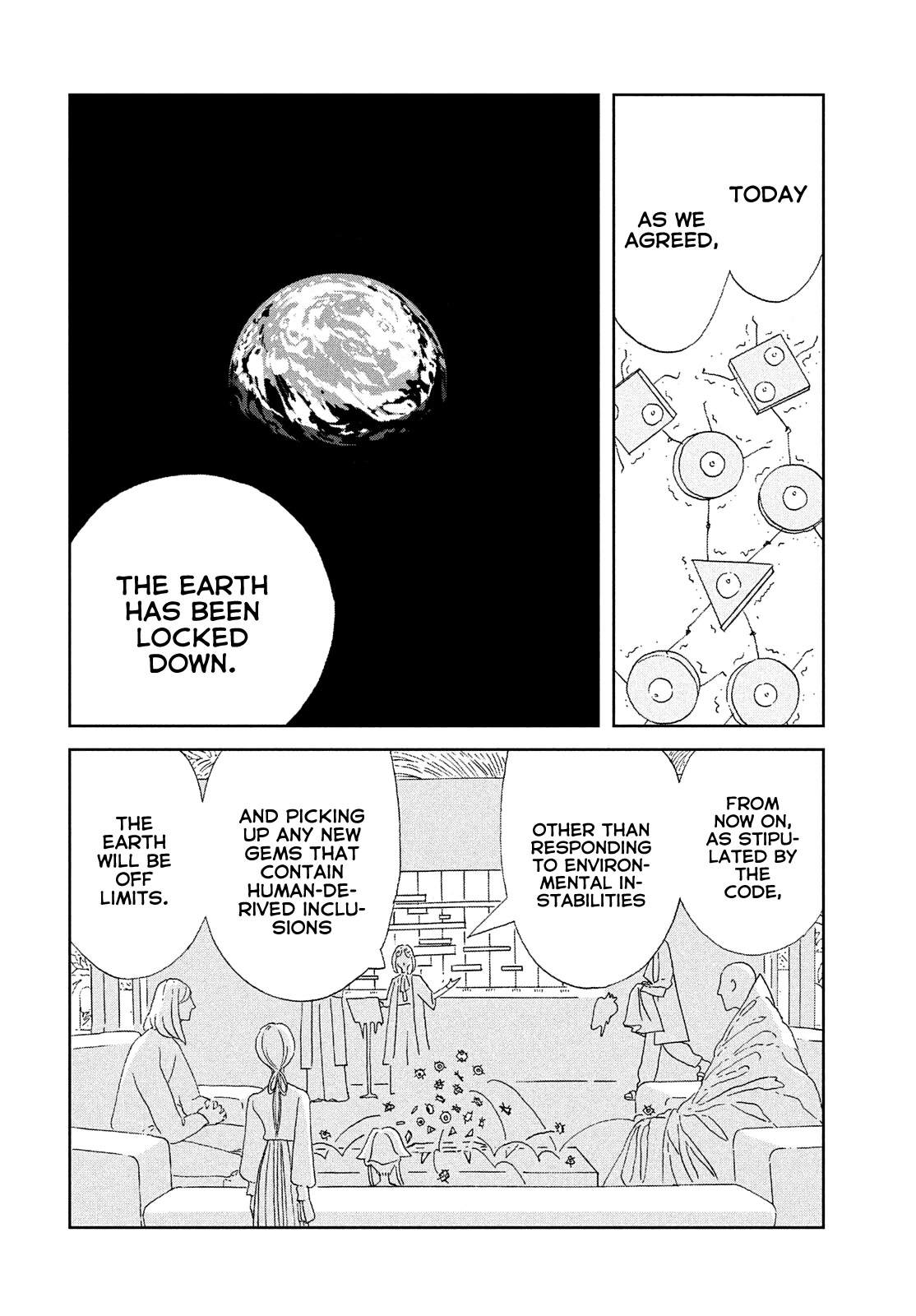 Houseki no Kuni Chapter 96 page 12 - Chapter 96: Ten Thousand Years