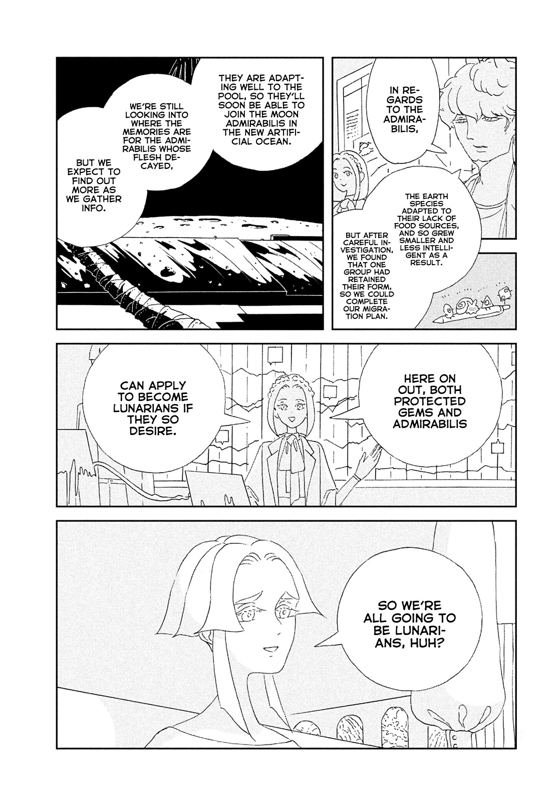 Houseki no Kuni Chapter 96 page 13 - Chapter 96: Ten Thousand Years