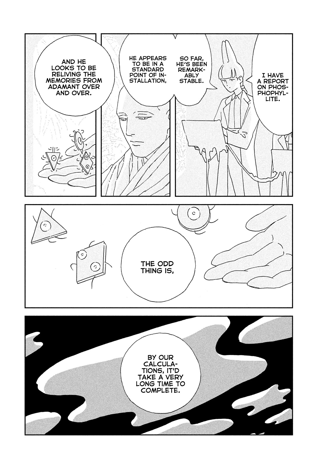 Houseki no Kuni Chapter 96 page 14 - Chapter 96: Ten Thousand Years