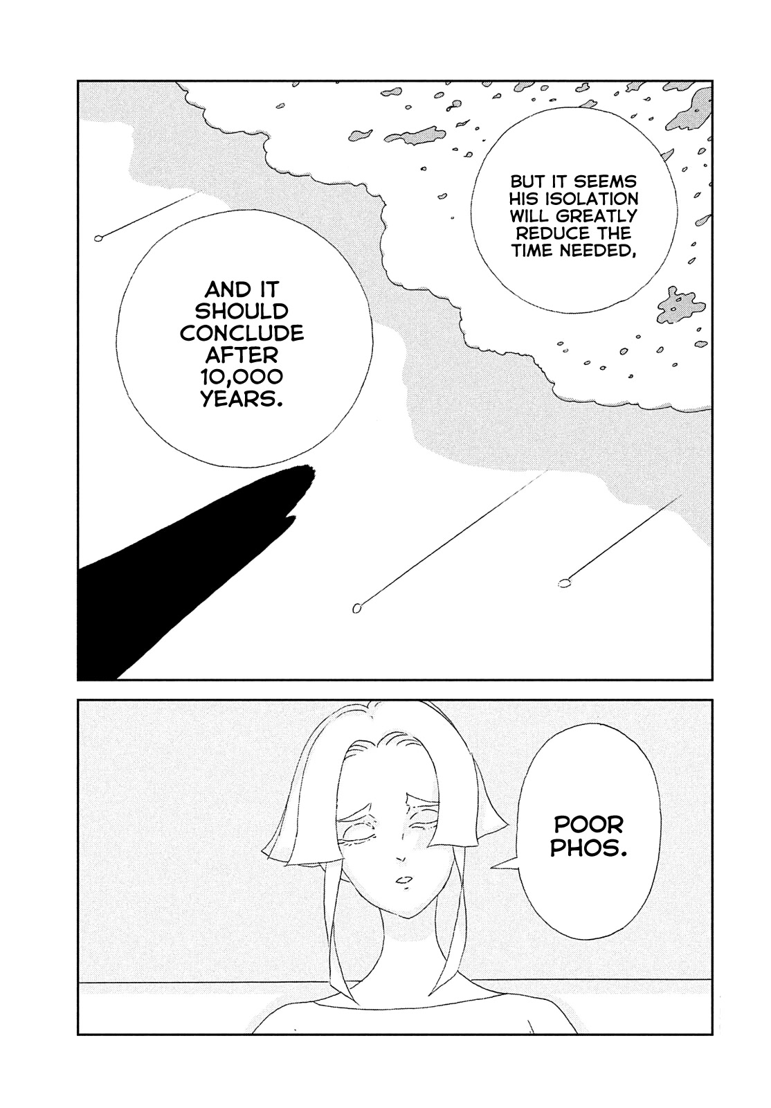 Houseki no Kuni Chapter 96 page 15 - Chapter 96: Ten Thousand Years