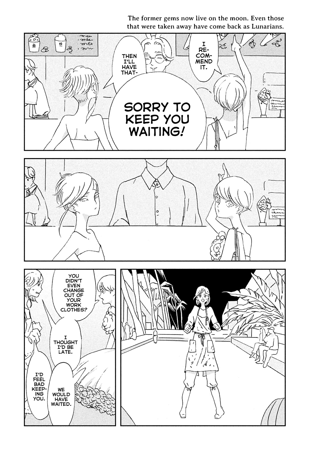 Houseki no Kuni Chapter 96 page 3 - Chapter 96: Ten Thousand Years