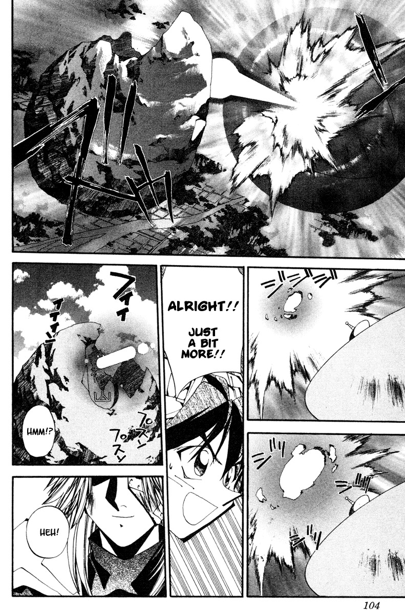 Houshin Engi Chapter 111 page 18 - Chapter 111: The Great Sennin War 3 -Bunchuu's Charge Without Stop! Kongrong Mountain in a tight spot against Kingou Island's Main Cannon "Tsuutenhou"!!!-