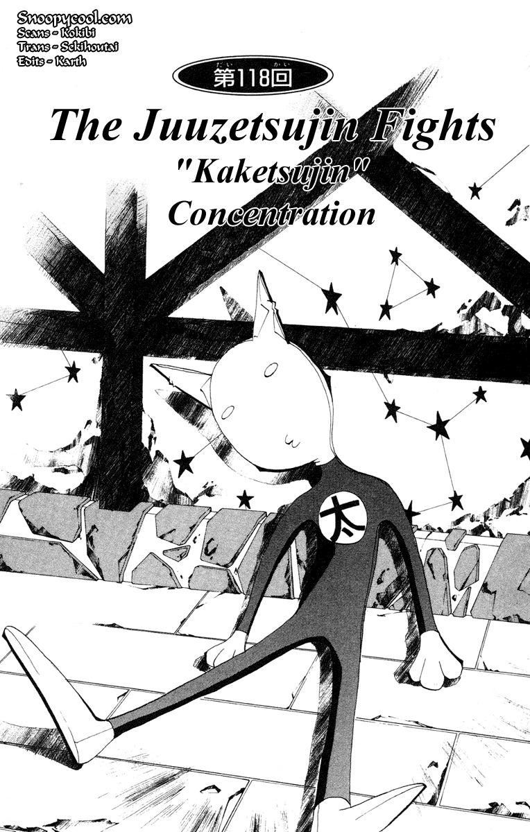 Houshin Engi Chapter 118 page 1 - Chapter 118: The Juuzetsujin Fights - "Kaketsujin" - Concentration