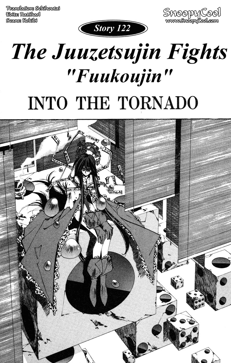 Houshin Engi Chapter 122 page 1 - Chapter 122: The Juuzetsujin Fights - "Fuukoujin" - INTO THE TORNADO