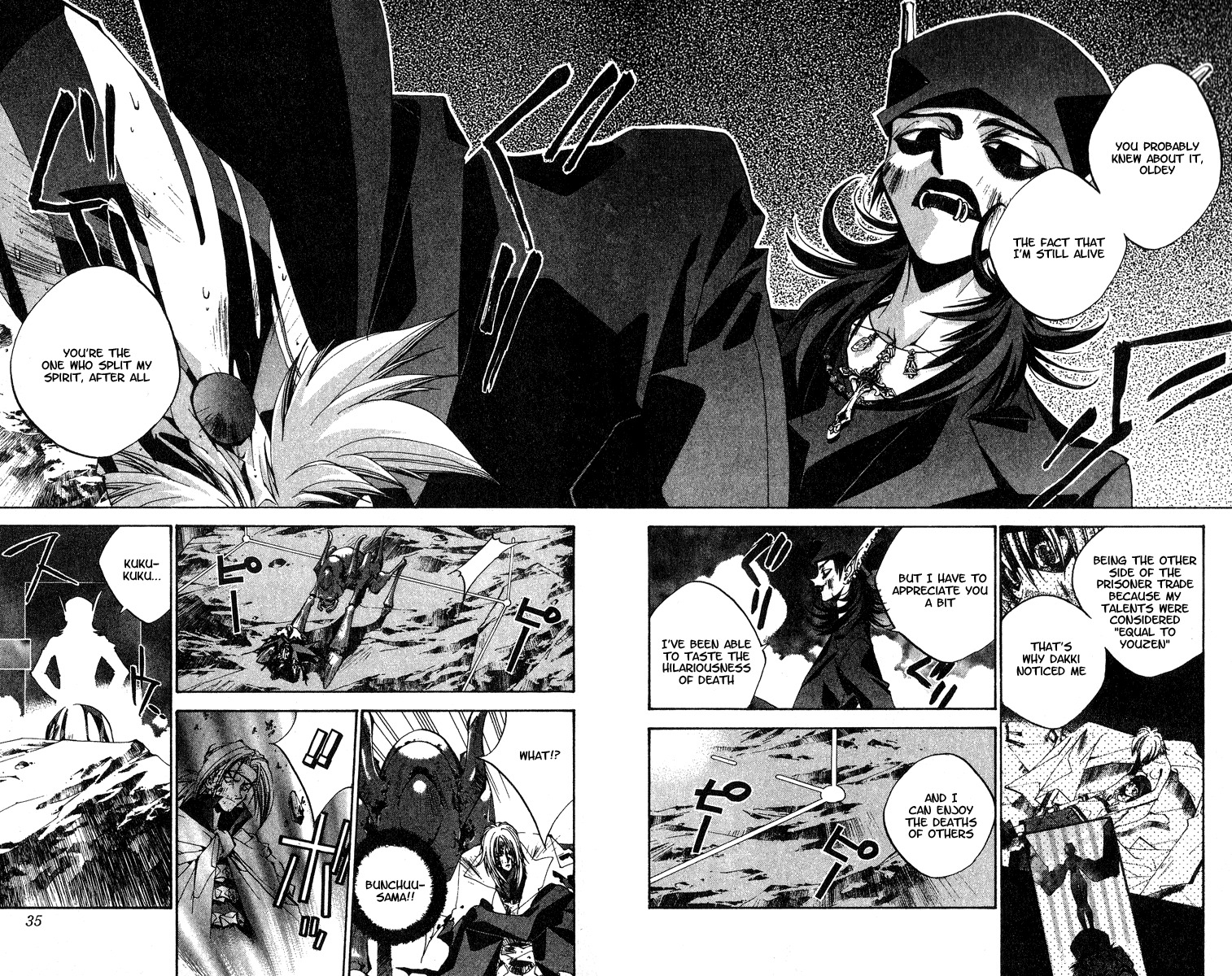 Houshin Engi Chapter 144 page 8 - Chapter 144: Deathmatch 010 - Genshi Tenson Gets Drilled by Outenkun