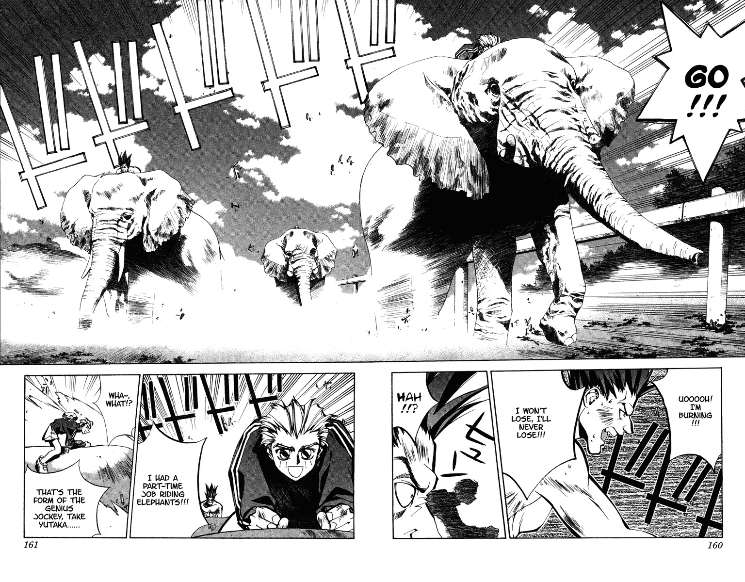 Houshin Engi Chapter 50 page 14 - Chapter 50: Past, Present and Future ⑤ - Elephant Race