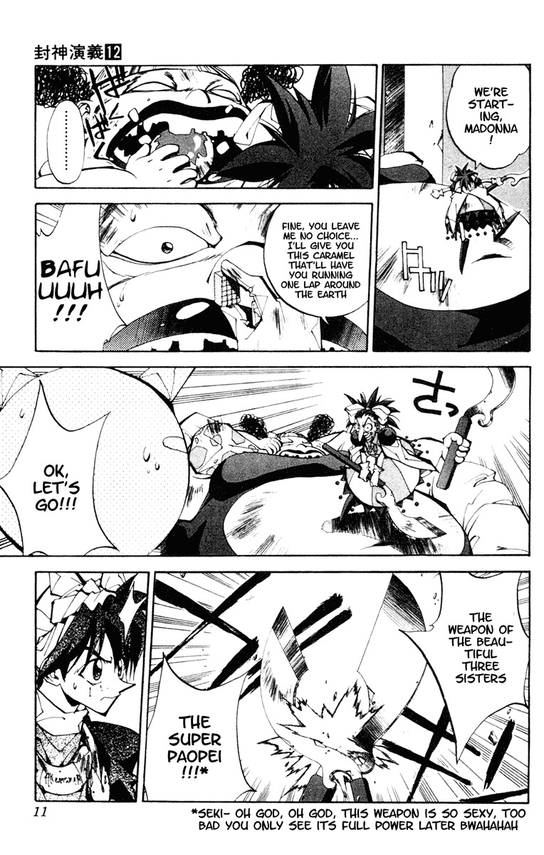 Houshin Engi Chapter 98 page 10 - Chapter 98: The Chou Koumei Captures XIV -Magical Sweet Angels Un♡Shou♡Sanshimai!!