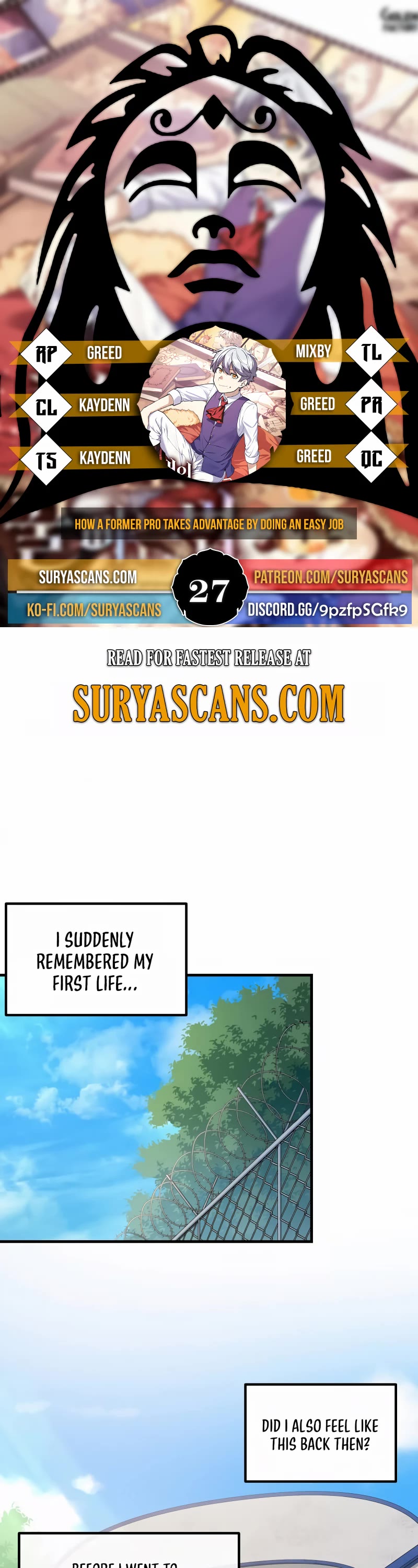 How a Former Pro Takes Advantage by Doing an Easy Job Chapter 27 page 1 - Chapter 27
