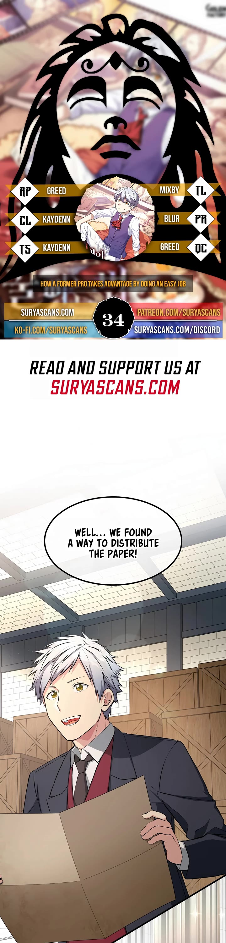 How a Former Pro Takes Advantage by Doing an Easy Job Chapter 34 page 1 - Chapter 34