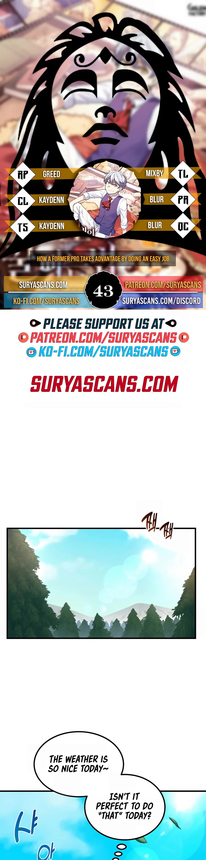 How a Former Pro Takes Advantage by Doing an Easy Job Chapter 43 page 1 - Chapter 43