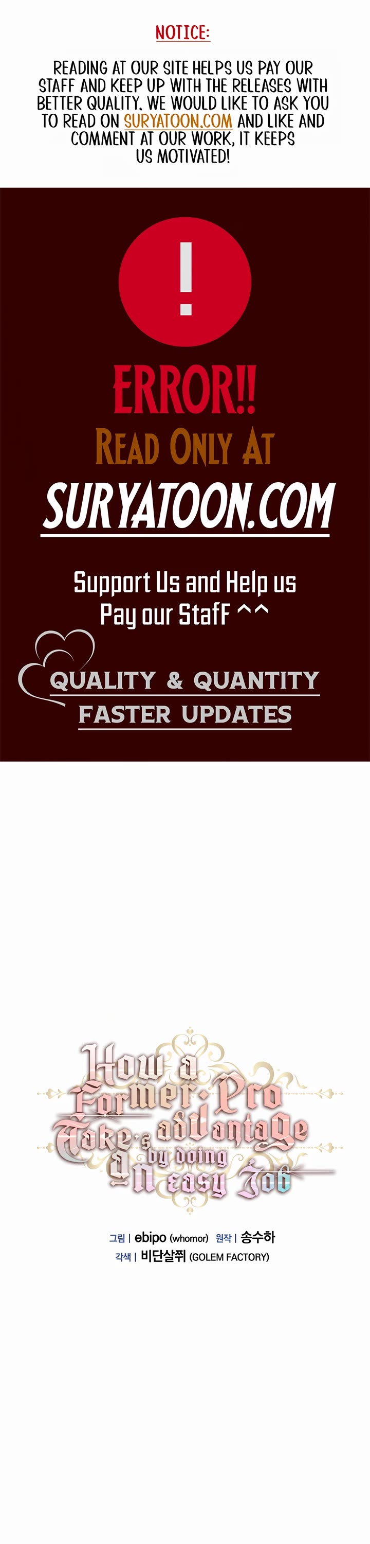 How a Former Pro Takes Advantage by Doing an Easy Job Chapter 59 page 1 - Chapter 59