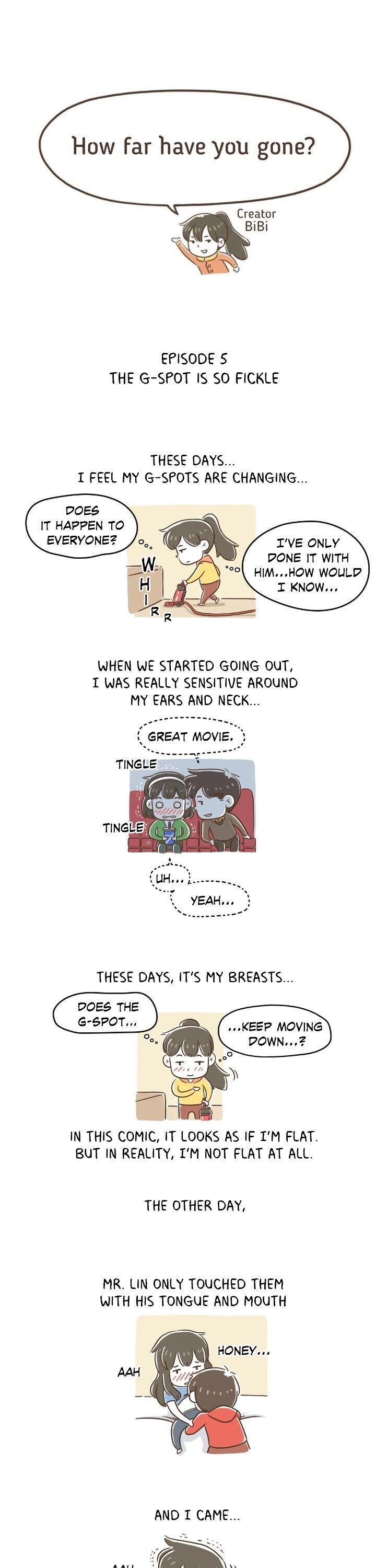 How Far Have You Gone? Chapter 5 page 1 - Chapter 5: The G-Spot is so Fickle