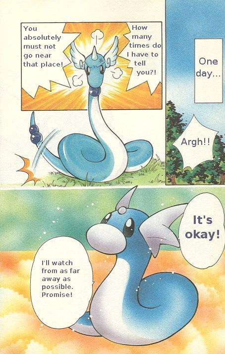 How I Became a Pokemon Card Chapter 1 page 3 - Chapter 1: The Day Dratini Grew Up