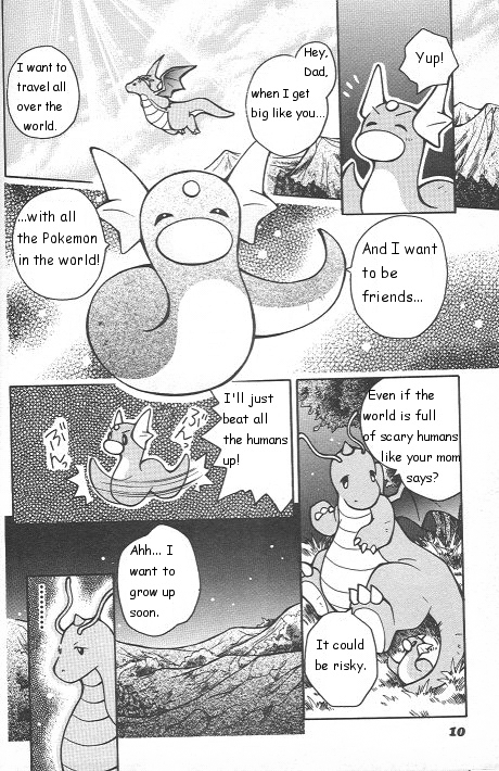 How I Became a Pokemon Card Chapter 1 page 7 - Chapter 1: The Day Dratini Grew Up