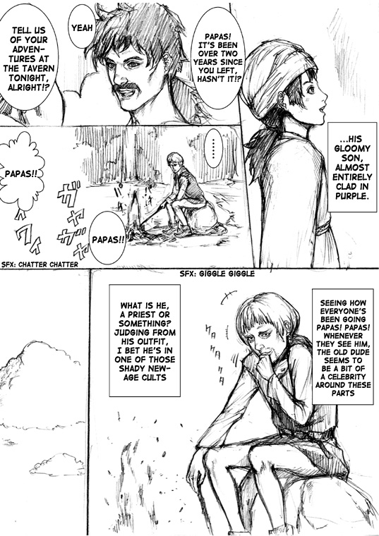 How I stalked some dude with an exposed nipple and stumbled upon the Zenithian Sword Chapter 1.1 page 5 - Vol.1 Chapter 1