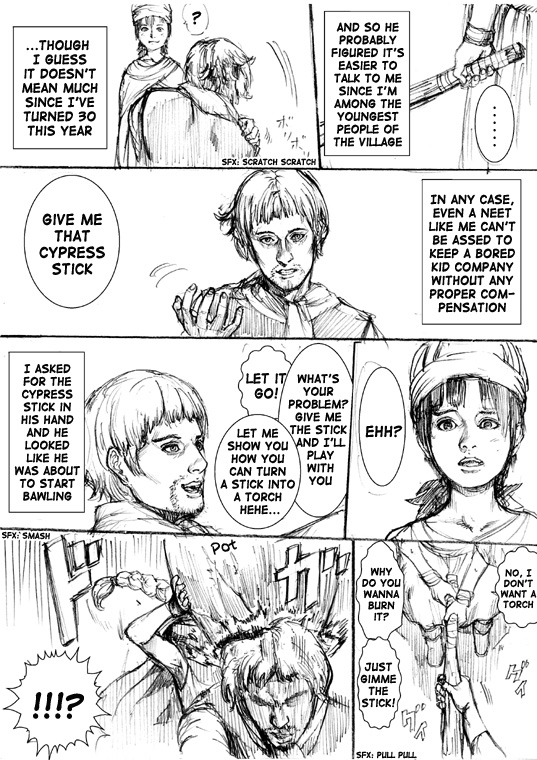 How I stalked some dude with an exposed nipple and stumbled upon the Zenithian Sword Chapter 1.1 page 7 - Vol.1 Chapter 1
