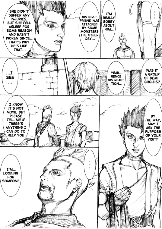 How I stalked some dude with an exposed nipple and stumbled upon the Zenithian Sword Vol.3 Chapter 12 page 3 - Vol.3 Chapter 12