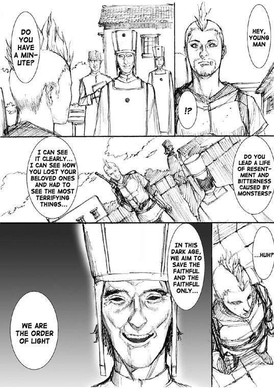 How I stalked some dude with an exposed nipple and stumbled upon the Zenithian Sword Vol.3 Chapter 12 page 6 - Vol.3 Chapter 12