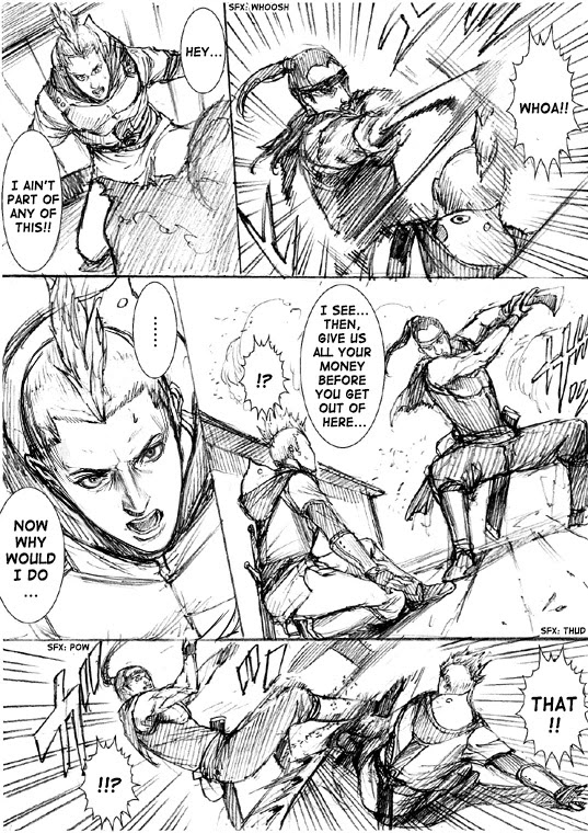 How I stalked some dude with an exposed nipple and stumbled upon the Zenithian Sword Chapter 3.5 page 13 - Vol.3 Chapter 5