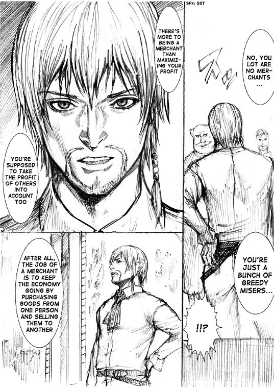 How I stalked some dude with an exposed nipple and stumbled upon the Zenithian Sword Chapter 3.5 page 9 - Vol.3 Chapter 5