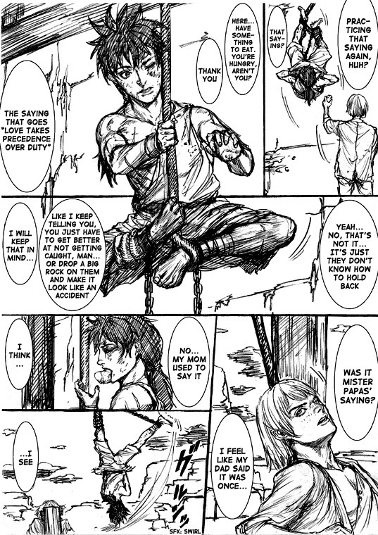 How I stalked some dude with an exposed nipple and stumbled upon the Zenithian Sword Vol.4 Chapter 25.4 page 45 - Vol.4 Chapter 25.4: Extra Chapter 4