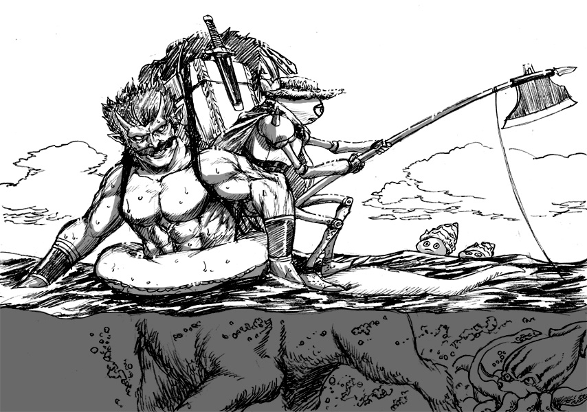 How I stalked some dude with an exposed nipple and stumbled upon the Zenithian Sword Vol.4 Chapter 25.4 page 49 - Vol.4 Chapter 25.4: Extra Chapter 4