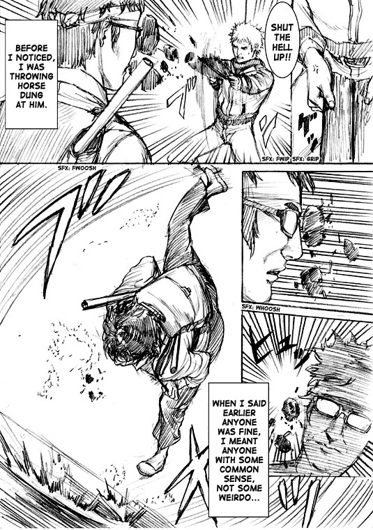 How I stalked some dude with an exposed nipple and stumbled upon the Zenithian Sword Chapter 4.4 page 3 - Vol.4 Chapter 4
