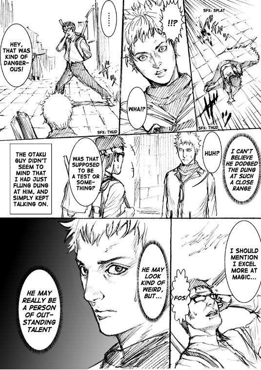 How I stalked some dude with an exposed nipple and stumbled upon the Zenithian Sword Chapter 4.4 page 4 - Vol.4 Chapter 4
