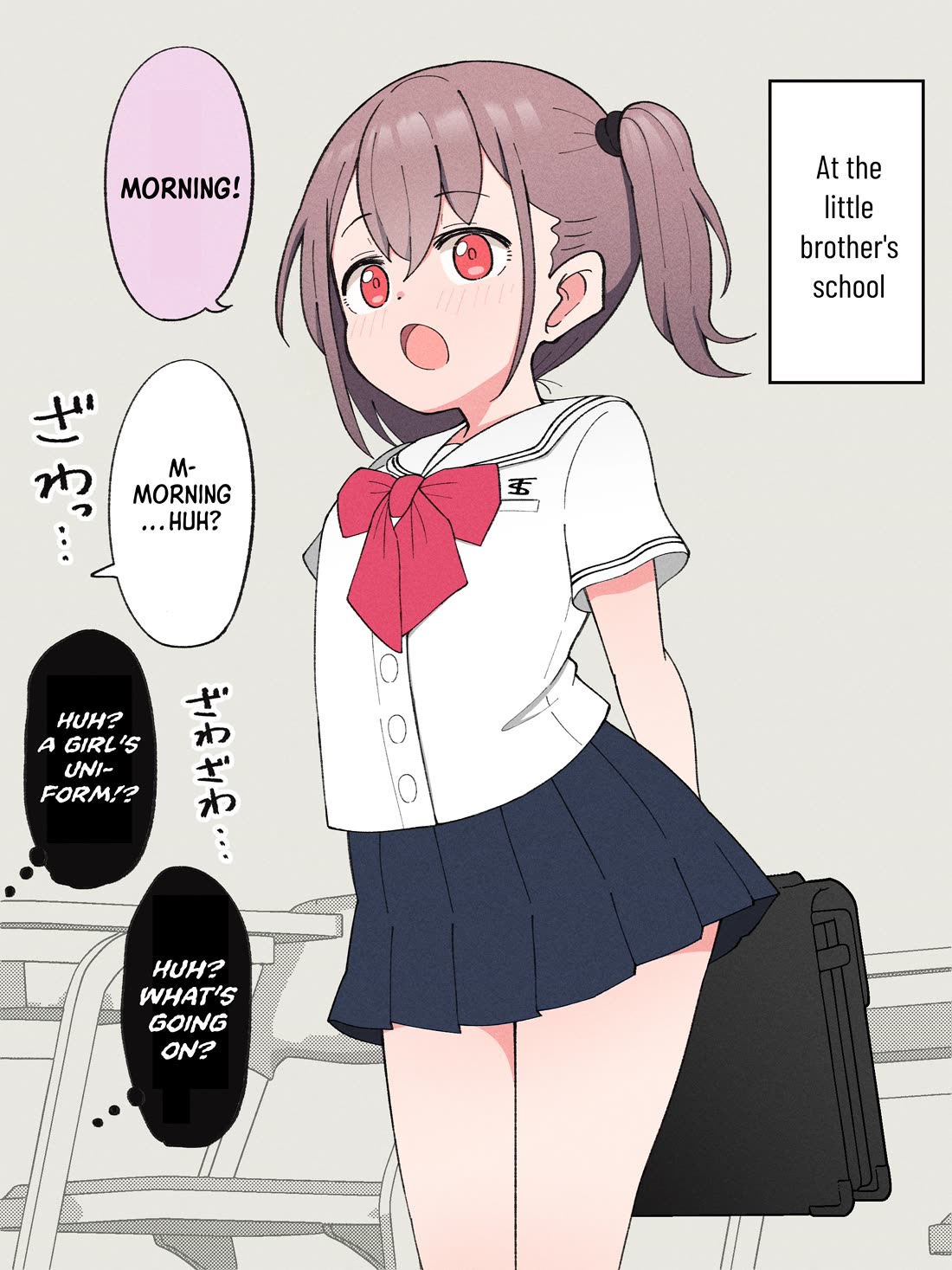 How the Little Brother Who Turned Into a Girl Became His Big Brother's Girlfriend. Chapter 19 page 1 - Chapter 19