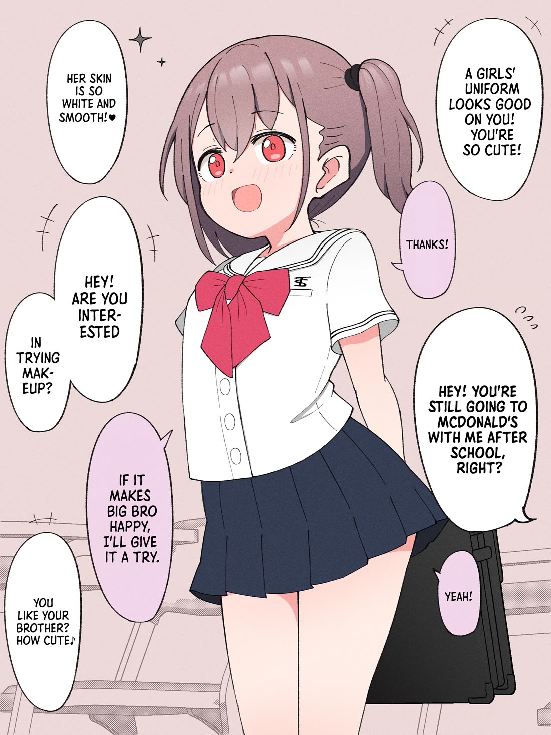 How the Little Brother Who Turned Into a Girl Became His Big Brother's Girlfriend. Chapter 19 page 4 - Chapter 19
