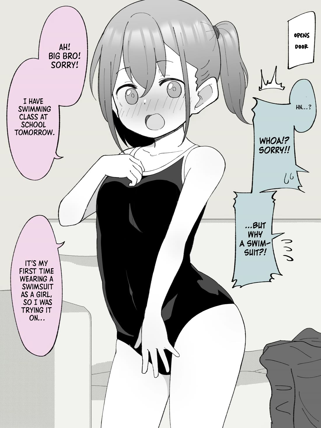 How the Little Brother Who Turned Into a Girl Became His Big Brother's Girlfriend. Chapter 22 page 1 - Chapter 22