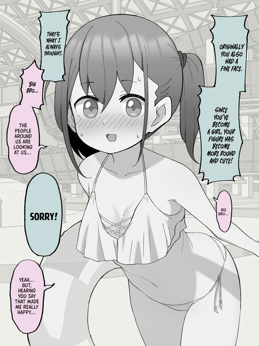 How the Little Brother Who Turned Into a Girl Became His Big Brother's Girlfriend. Chapter 27 page 5 - Chapter 27