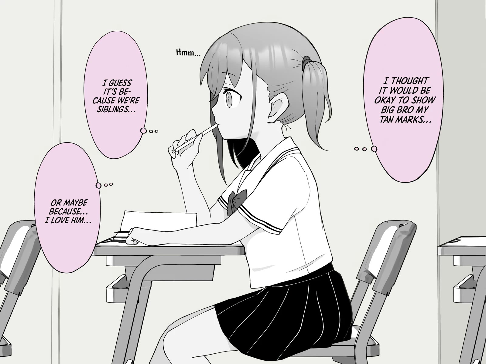 How the Little Brother Who Turned Into a Girl Became His Big Brother's Girlfriend. Chapter 33 page 1 - Chapter 33