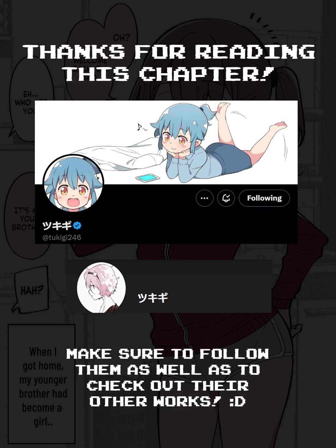 How the Little Brother Who Turned Into a Girl Became His Big Brother's Girlfriend. Chapter 33 page 4 - Chapter 33