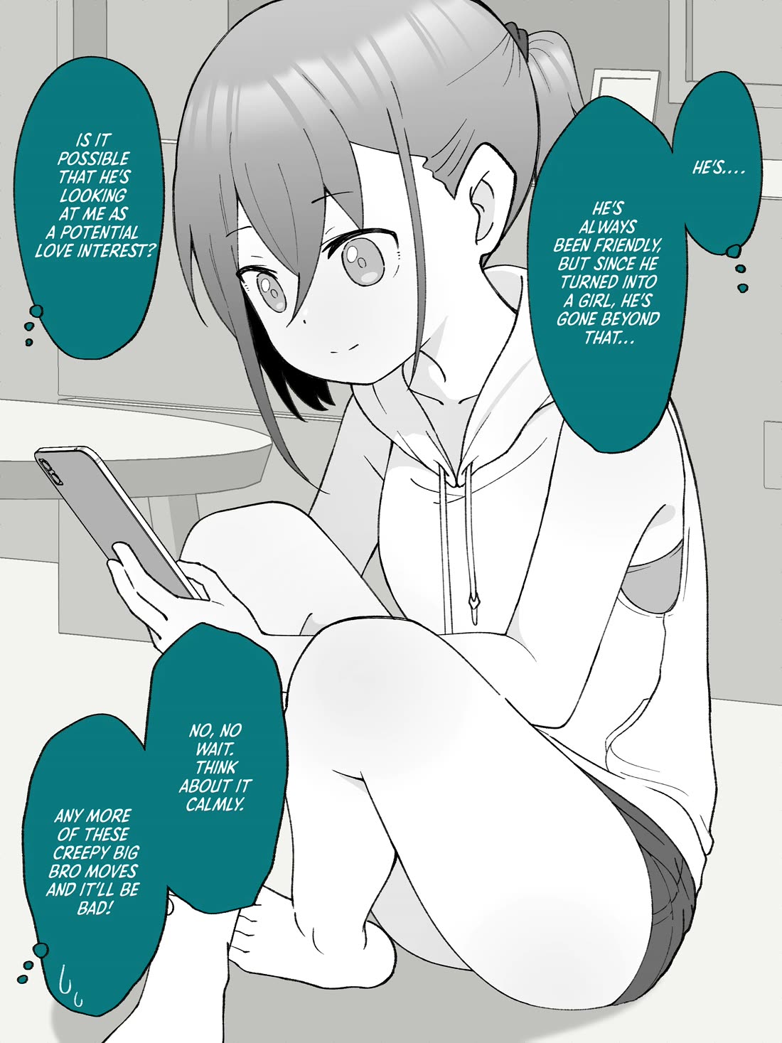 How the Little Brother Who Turned Into a Girl Became His Big Brother's Girlfriend. Chapter 34 page 1 - Chapter 34