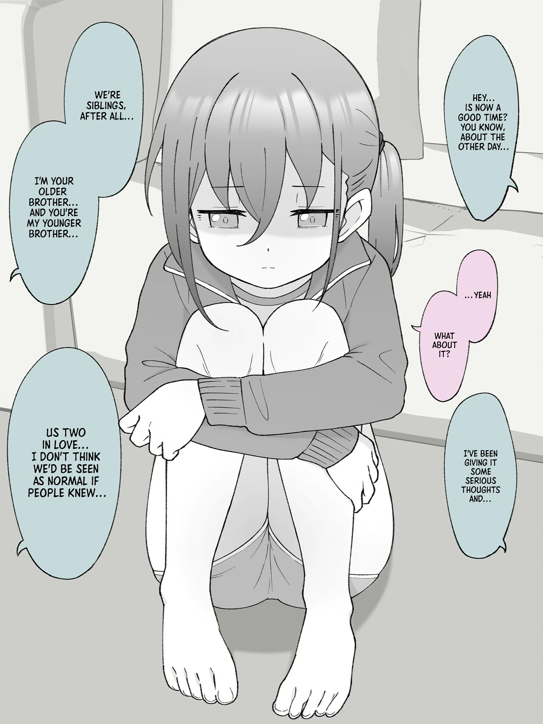 How the Little Brother Who Turned Into a Girl Became His Big Brother's Girlfriend. Chapter 37 page 1 - Chapter 37