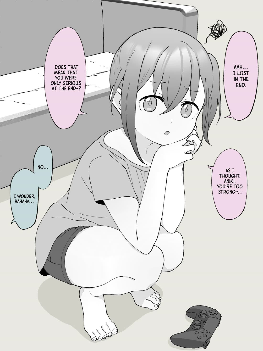 How the Little Brother Who Turned Into a Girl Became His Big Brother's Girlfriend. Chapter 39.5 page 1 - Chapter 39.5