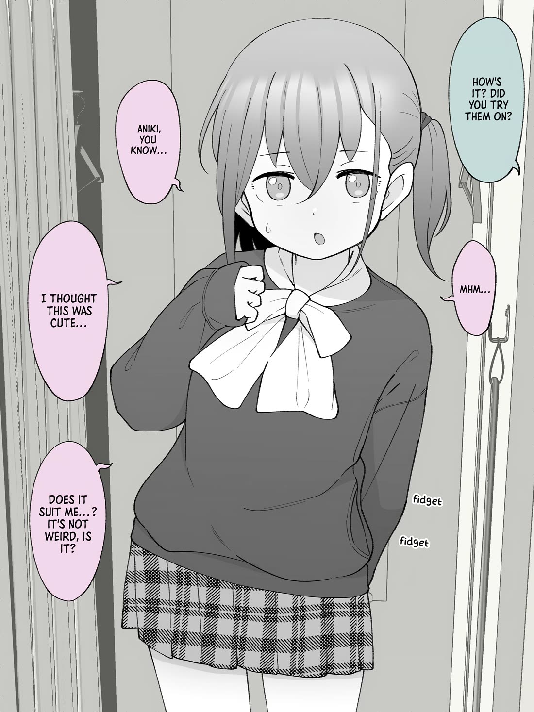 How the Little Brother Who Turned Into a Girl Became His Big Brother's Girlfriend. Chapter 44 page 1 - Chapter 44