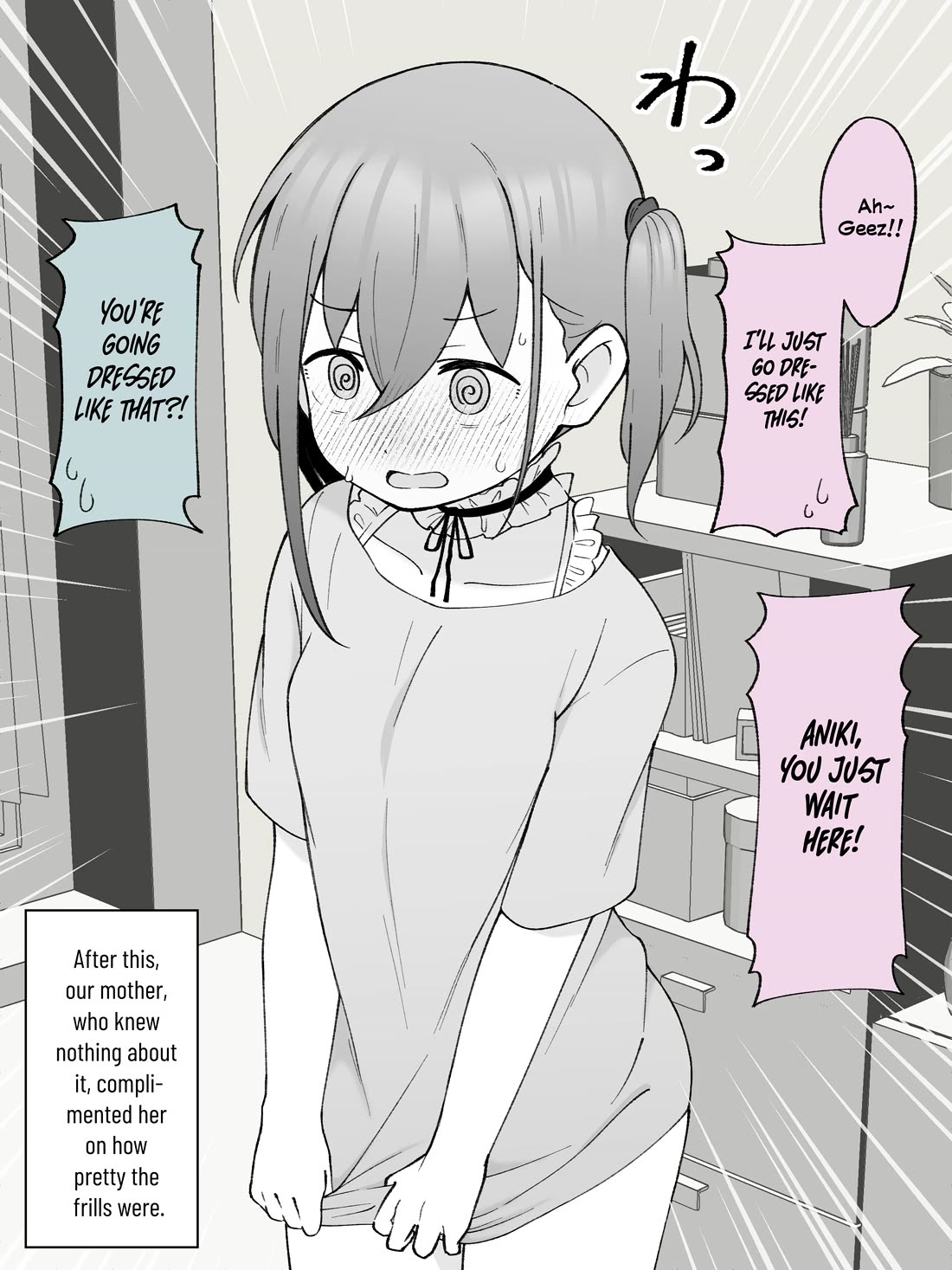 How the Little Brother Who Turned Into a Girl Became His Big Brother's Girlfriend. Chapter 47 page 4 - Chapter 47