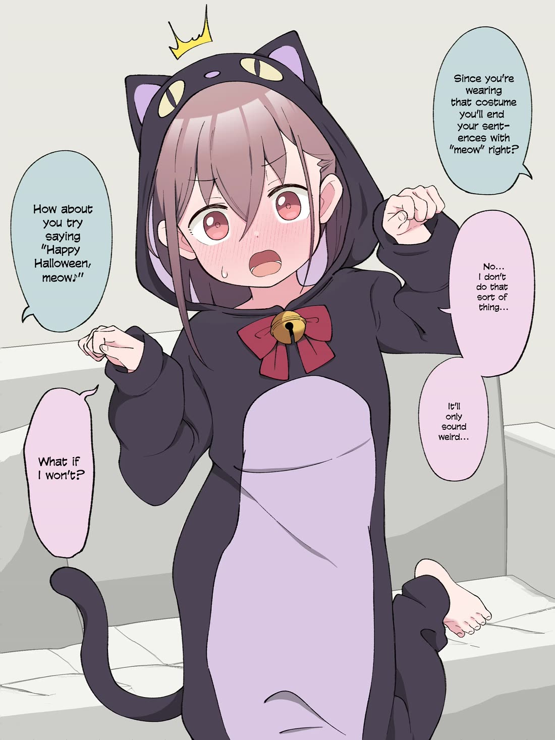 How the Little Brother Who Turned Into a Girl Became His Big Brother's Girlfriend. Chapter 48.5 page 2 - Chapter 48.5: Halloween