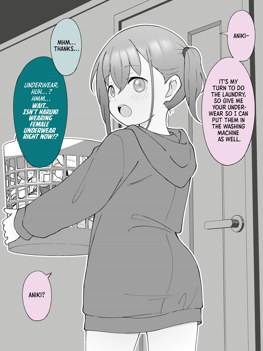 How the Little Brother Who Turned Into a Girl Became His Big Brother's Girlfriend. Chapter 56 page 1 - Chapter 56