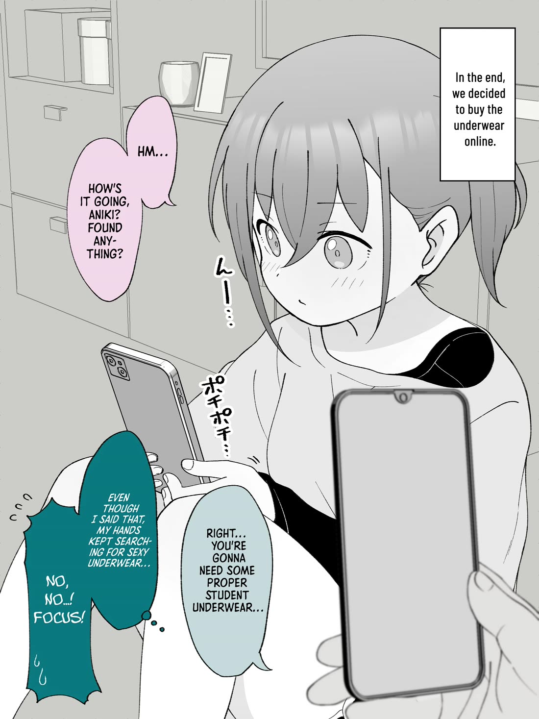 How the Little Brother Who Turned Into a Girl Became His Big Brother's Girlfriend. Chapter 59 page 1 - Chapter 59