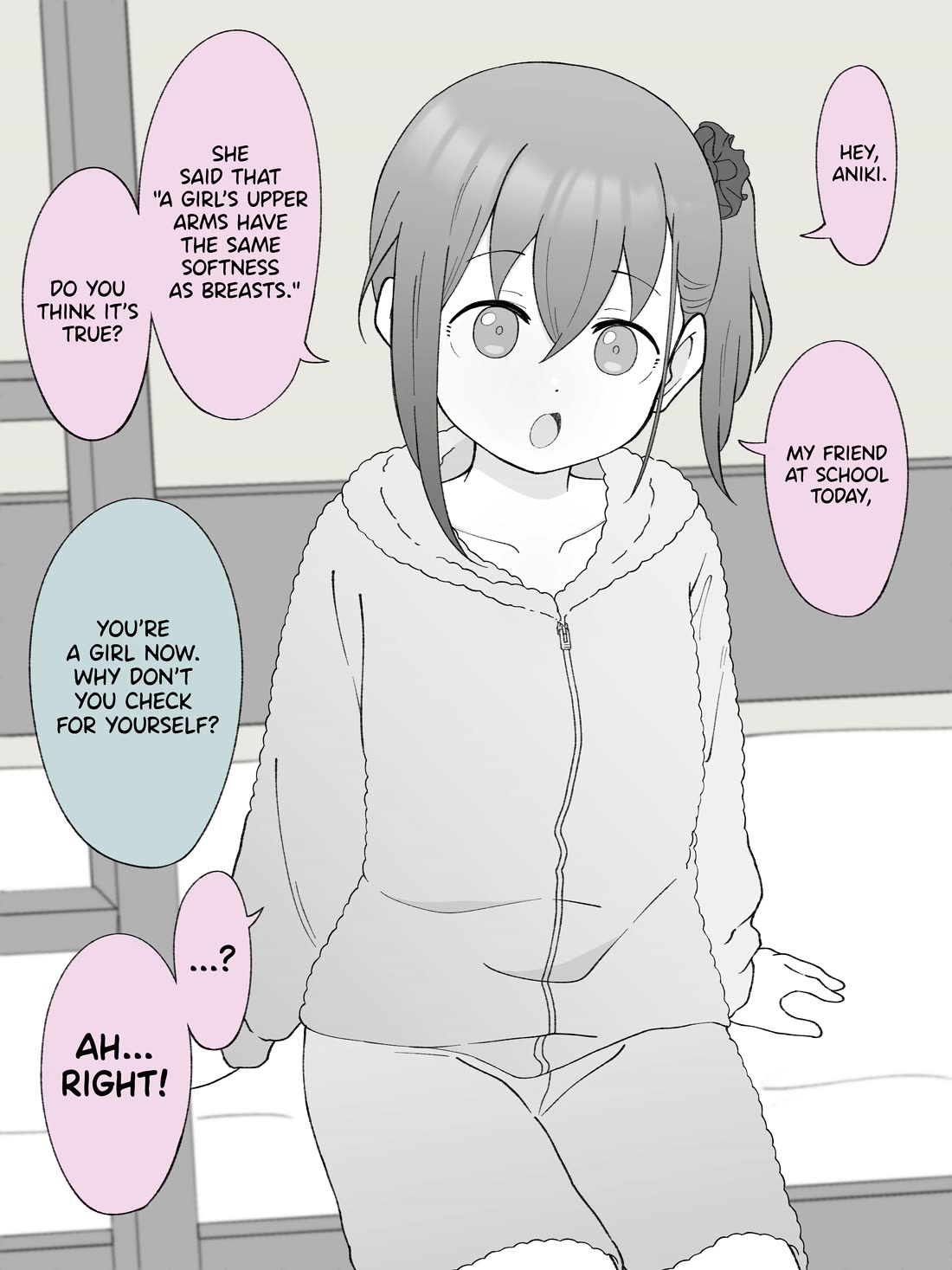 How the Little Brother Who Turned Into a Girl Became His Big Brother's Girlfriend. Chapter 85 page 1 - Chapter 85
