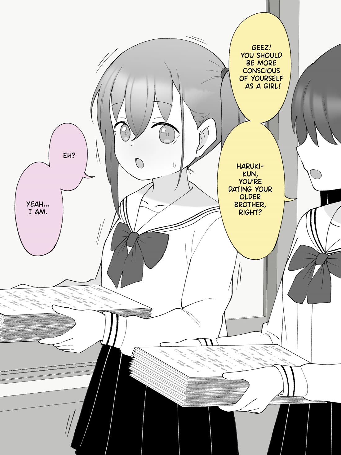 How the Little Brother Who Turned Into a Girl Became His Big Brother's Girlfriend. Chapter 90 page 2 - Chapter 90